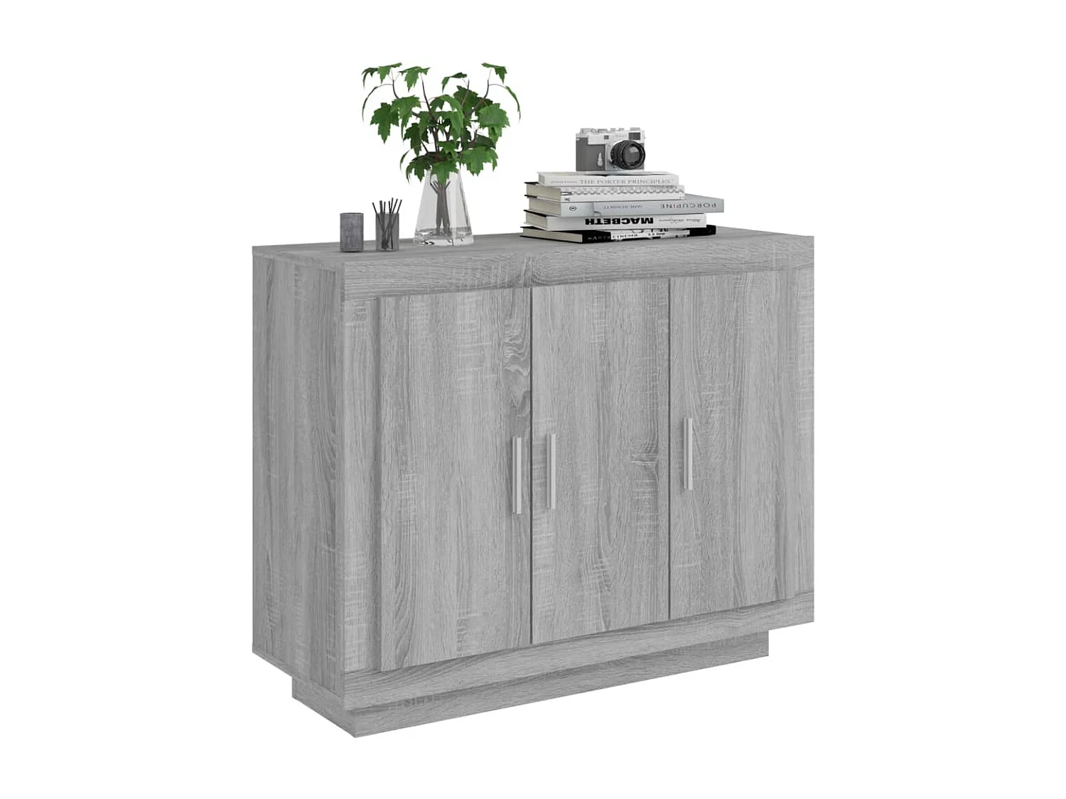 Buffet Sonoma gris 92x35x75 cm Bois d'ingénierie