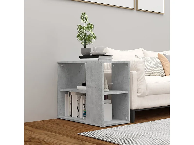 Armoire latérale Gris béton 60x30x50 cm Aggloméré