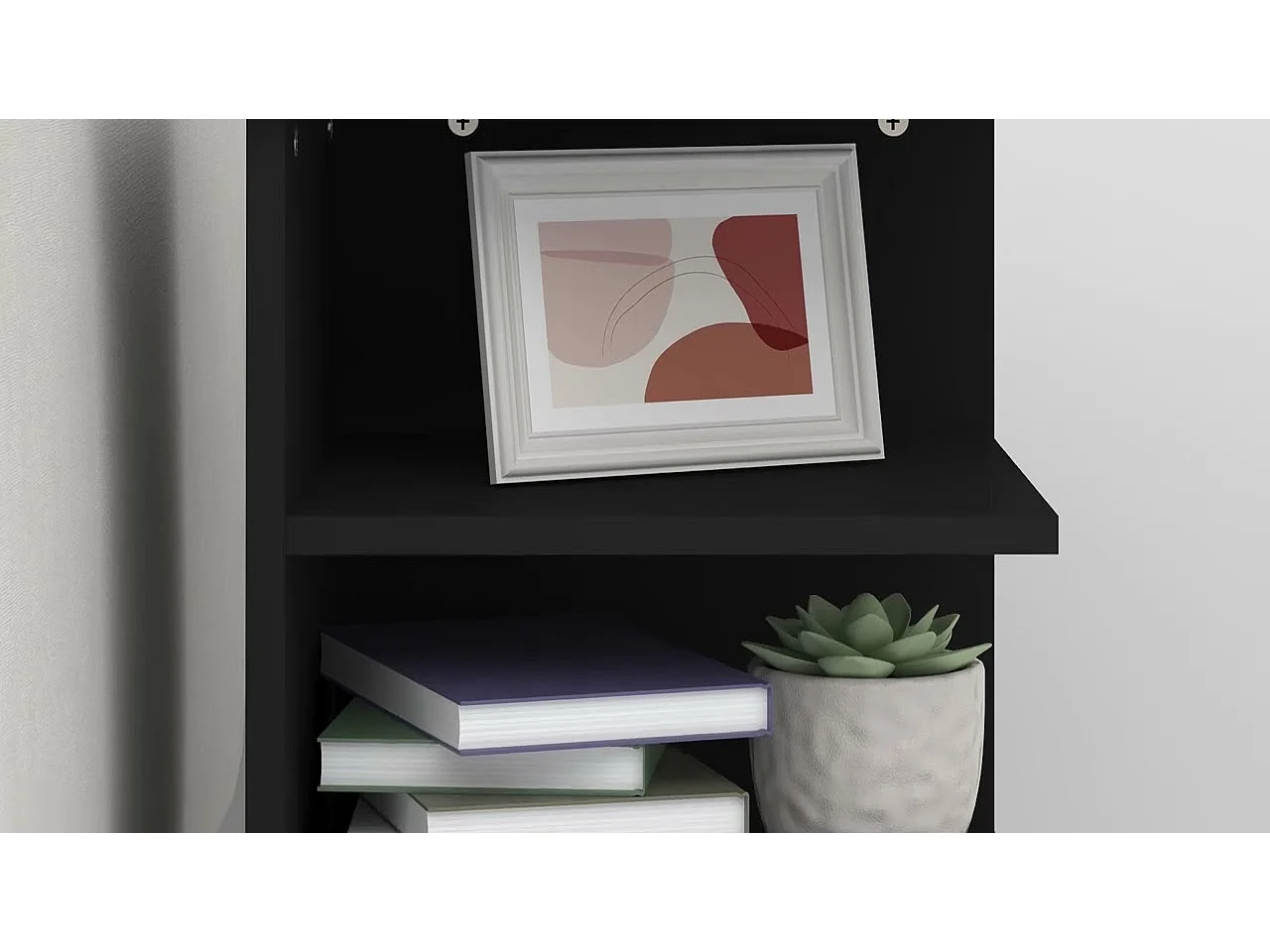 Armoire latérale Noir 35x35x55 cm Aggloméré