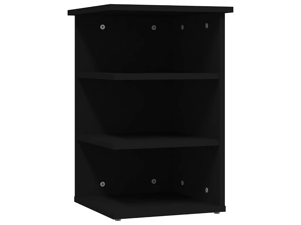 Armoire latérale Noir 35x35x55 cm Aggloméré
