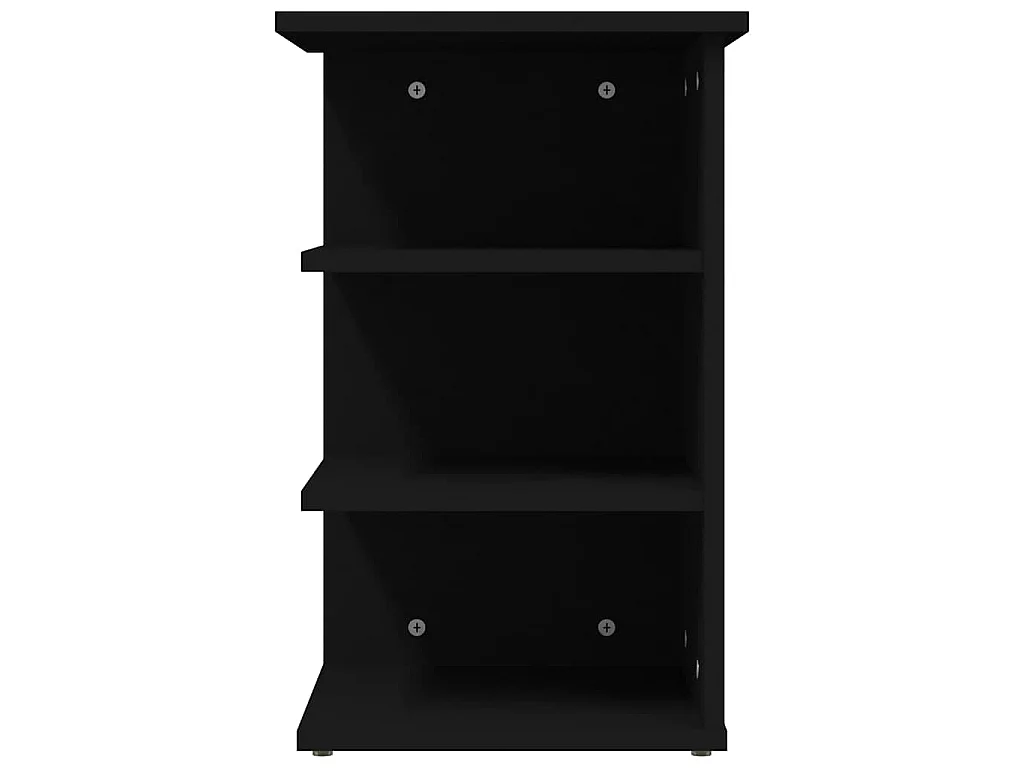 Armoire latérale noir 35x35x55 cm bois d'ingénierie