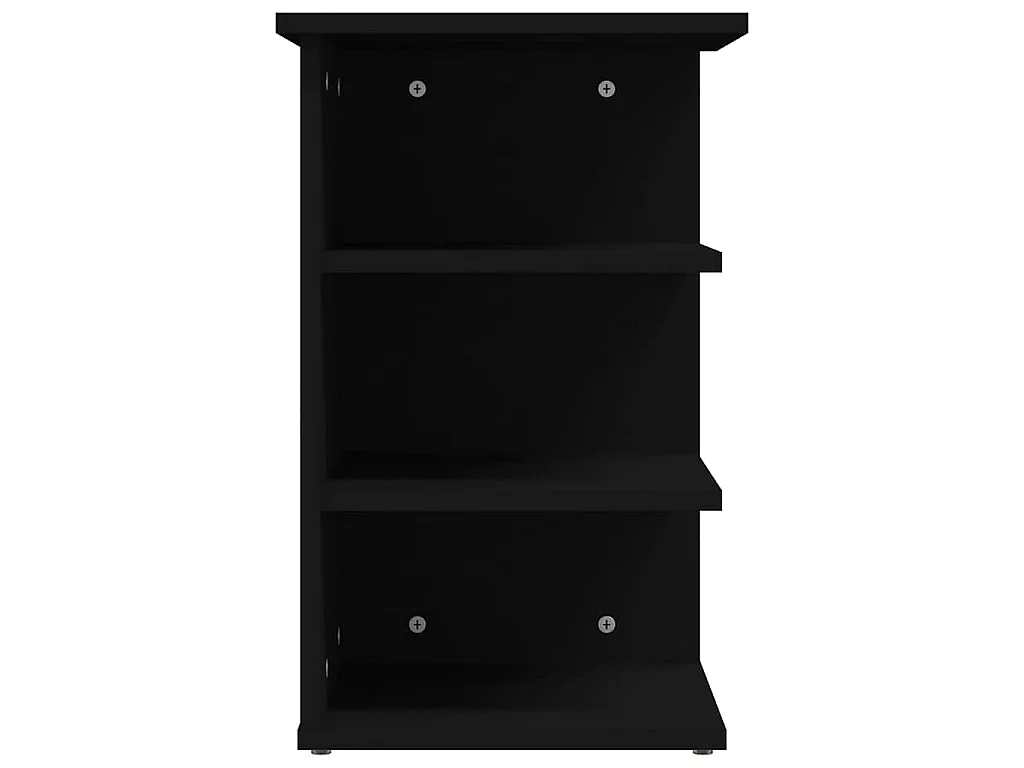 Armoire latérale noir 35x35x55 cm bois d'ingénierie