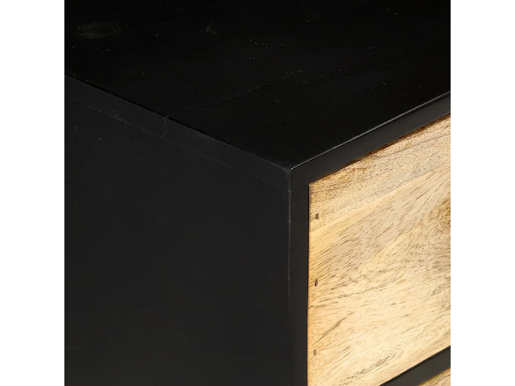 Sideboard 110x33x64 cm Massivholz Mango