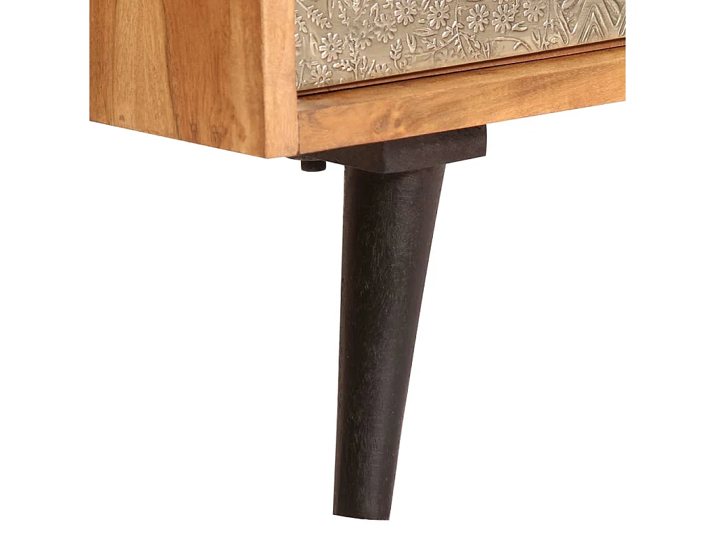 Buffet 80x30x75 cm Bois d'acacia massif