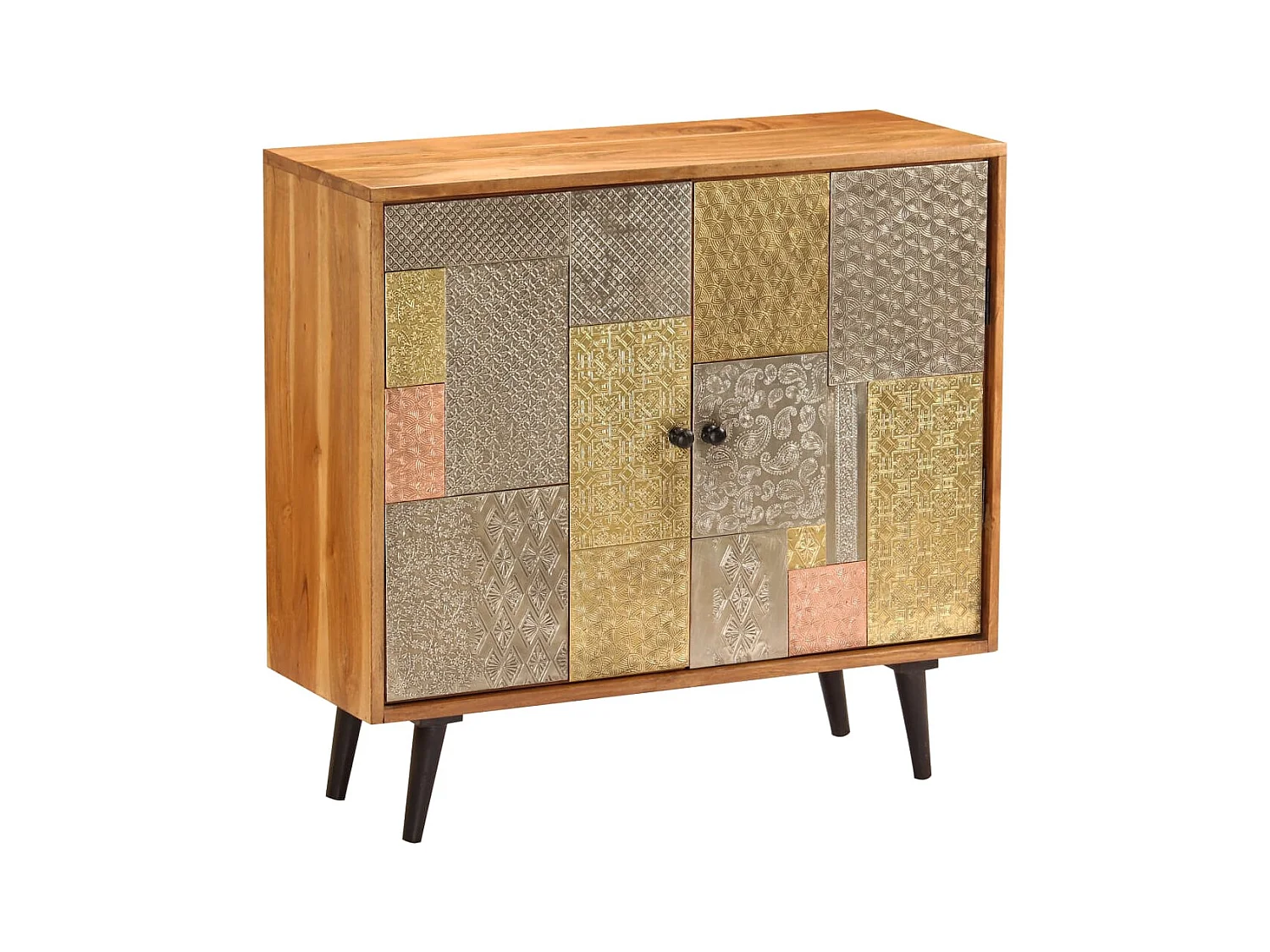 Buffet 80x30x75 cm Bois d'acacia massif