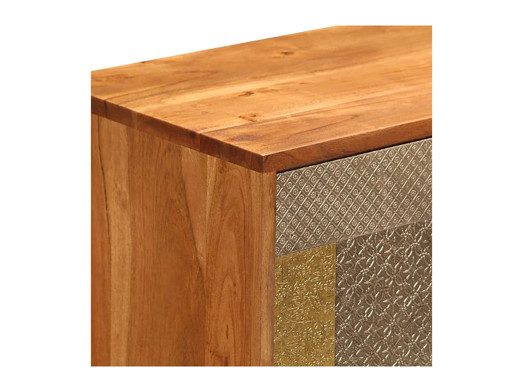 Buffet 80x30x75 cm Bois d'acacia massif