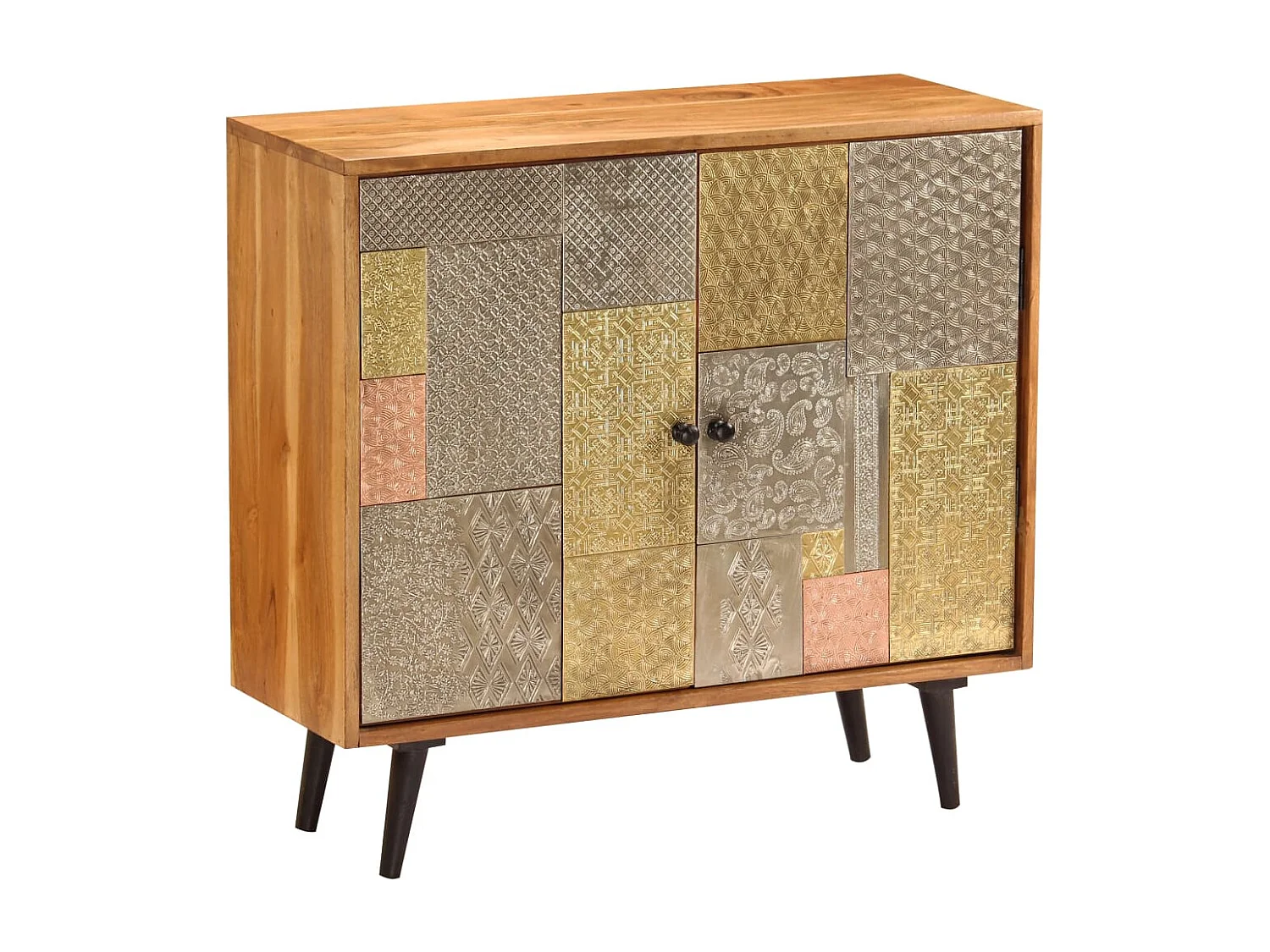 Buffet 80x30x75 cm Bois d'acacia massif