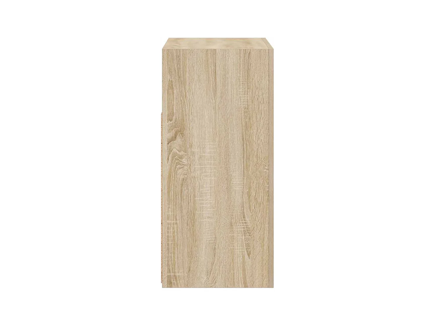 Dressoir met LED-verlichting 80x35x75 cm sonoma eikenkleurig