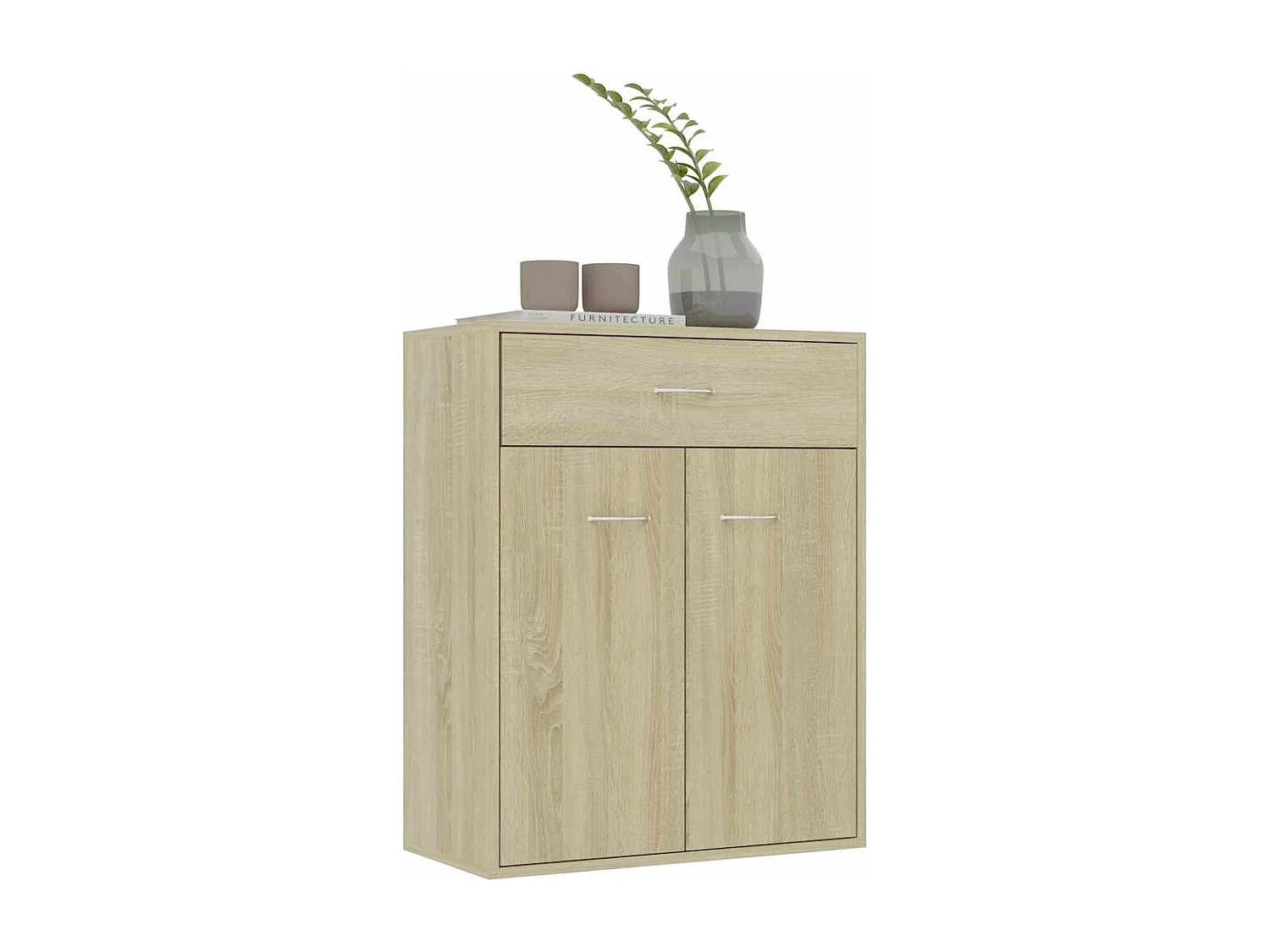 Buffet Chêne sonoma 60x30x75 cm Bois d'ingénierie