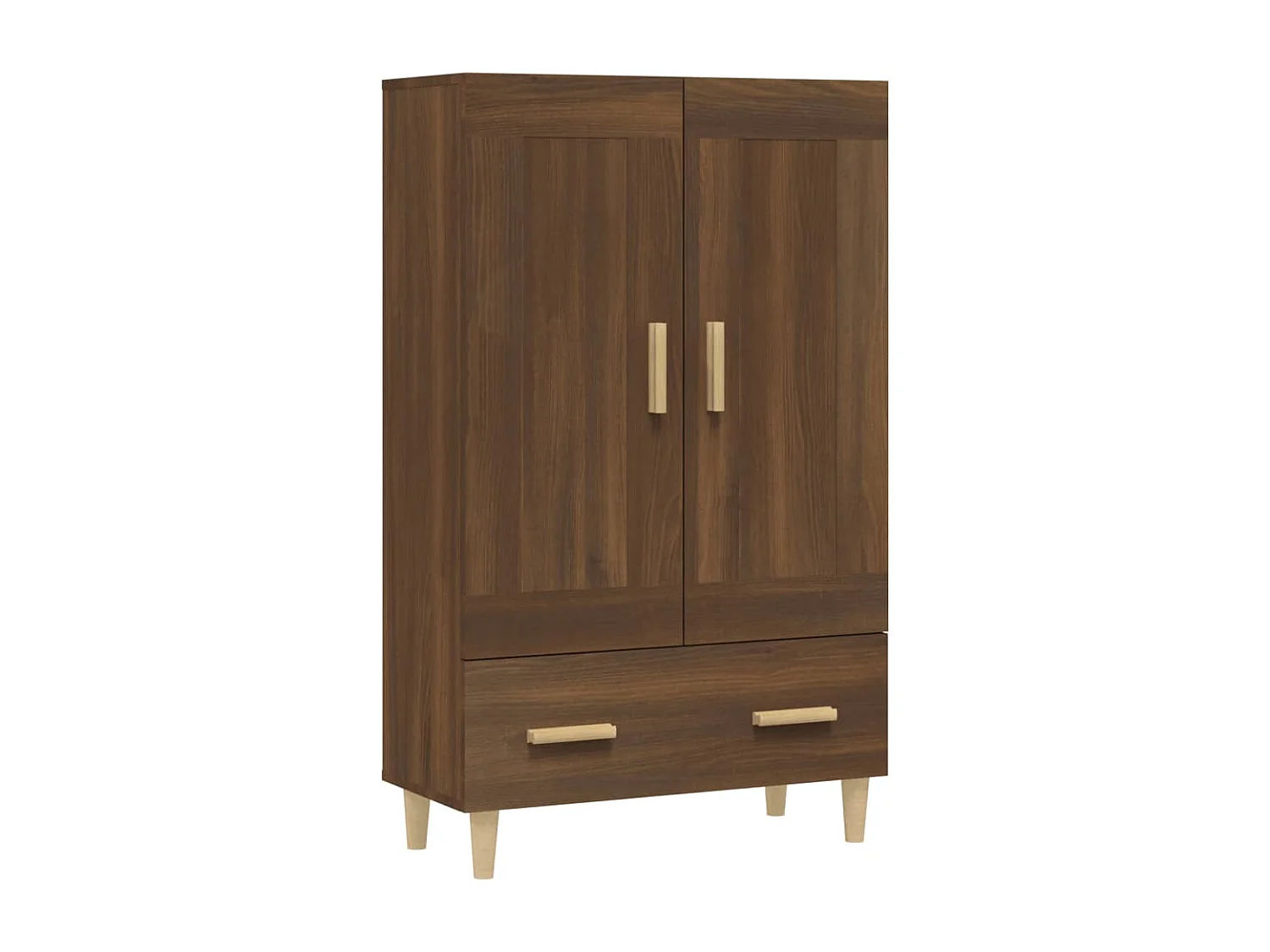 Buffet Chêne marron 70x31x115 cm Bois d'ingénierie