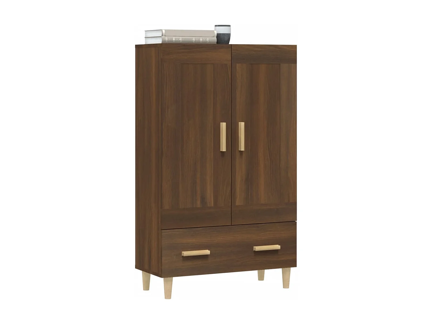 Buffet Chêne marron 70x31x115 cm Bois d'ingénierie