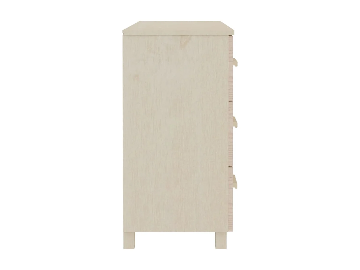 Buffet HAMAR Marron miel 90x40x80 cm Bois massif de pin