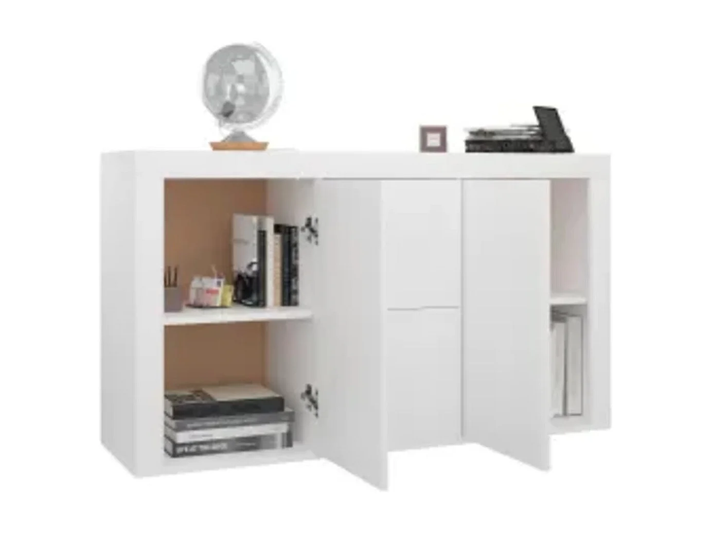 Buffet Blanc 120x36x69 cm Bois d'ingénierie