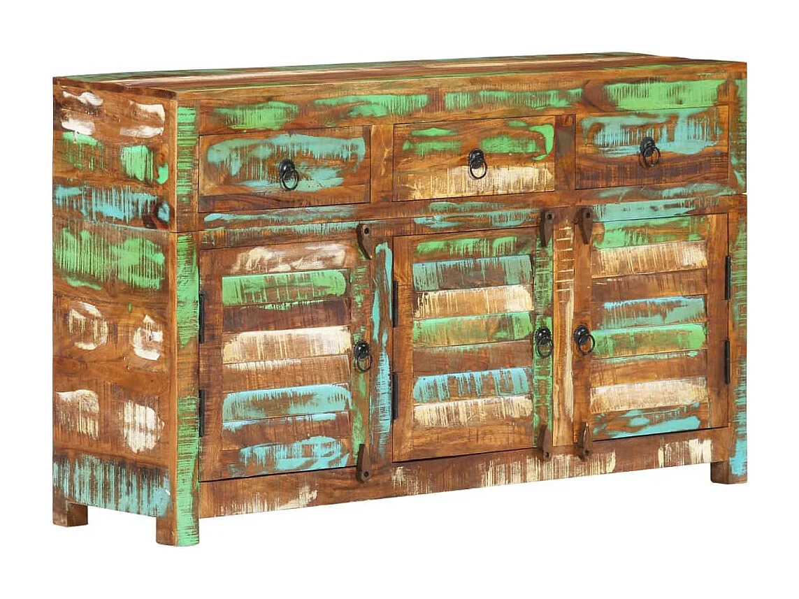 Credenza 110x30x65 in Legno Massello di Recupero