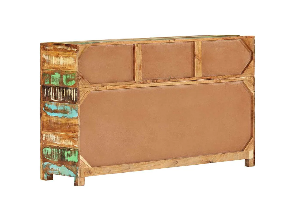 Aparador de madera maciza reciclada 110x35x65 cm