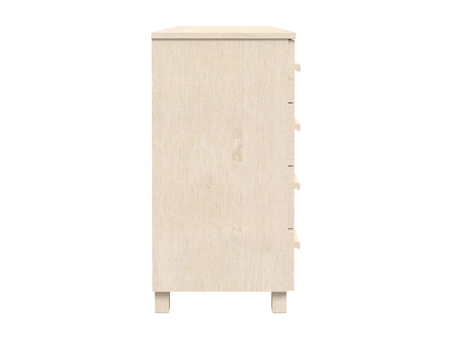 Buffet HAMAR Marron miel 113x40x80 cm Bois massif de pin