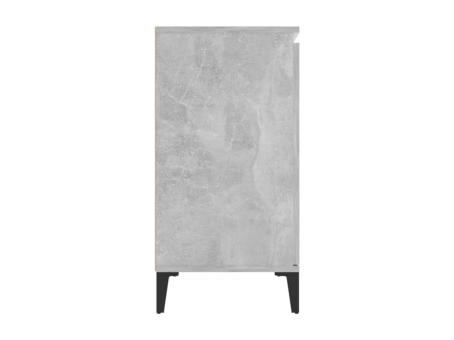 Credenza Grigio Cemento 102x35x70 cm in Legno Multistrato