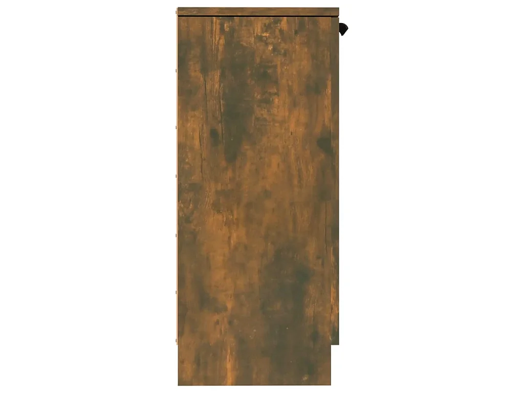 Dressoir 30x30x70 cm bewerkt hout gerookt eikenkleurig