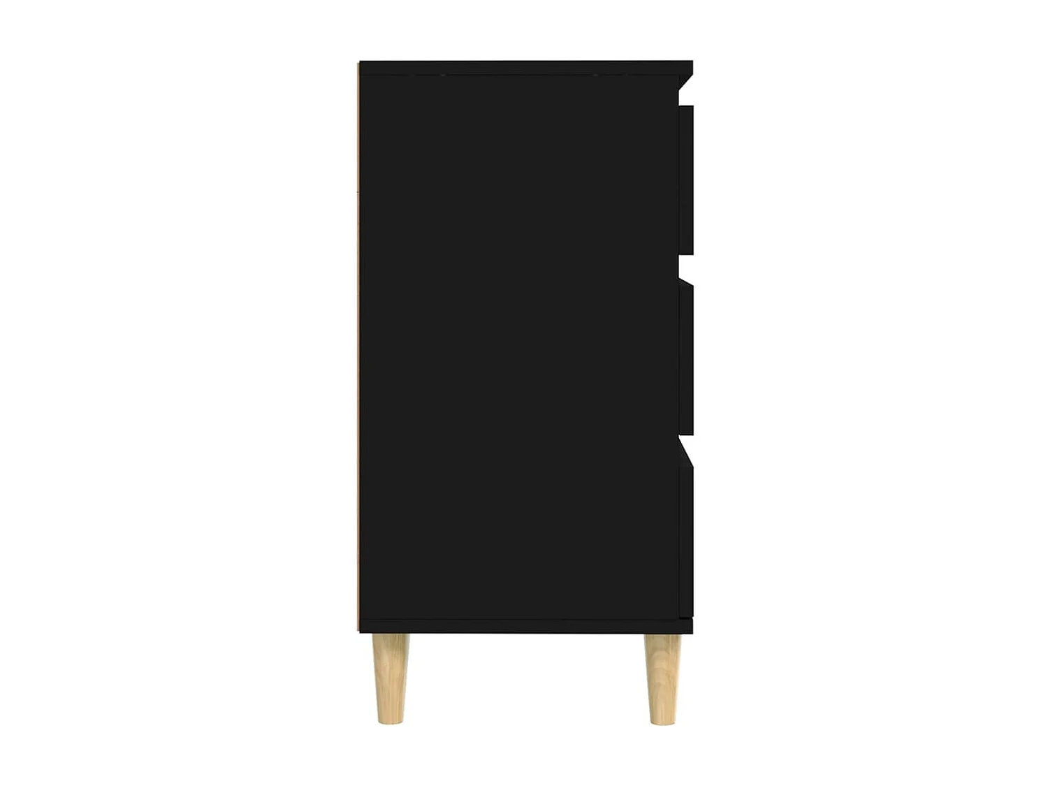 Sideboard Schwarz 60x35x70 cm Holzwerkstoff