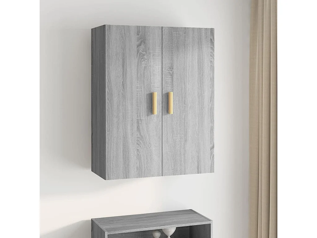 Hängeschrank Grau Sonoma 69,5x34x90 cm