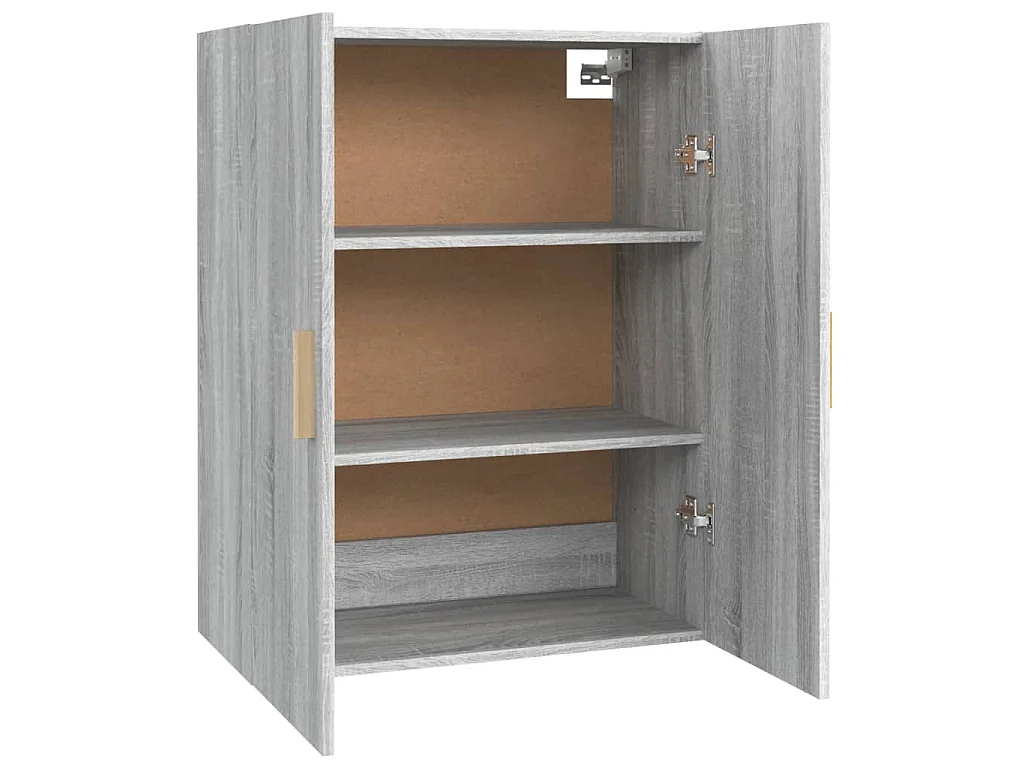 Hängeschrank Grau Sonoma 69,5x34x90 cm
