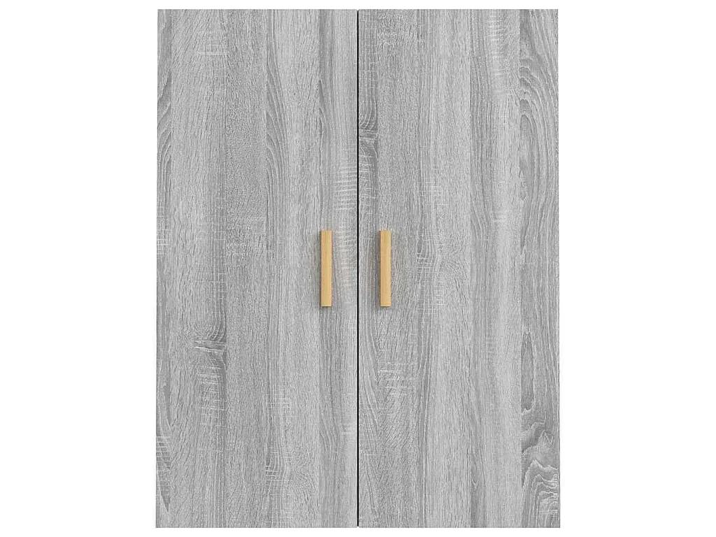 Armoire murale suspendue Sonoma gris 69,5x34x90 cm
