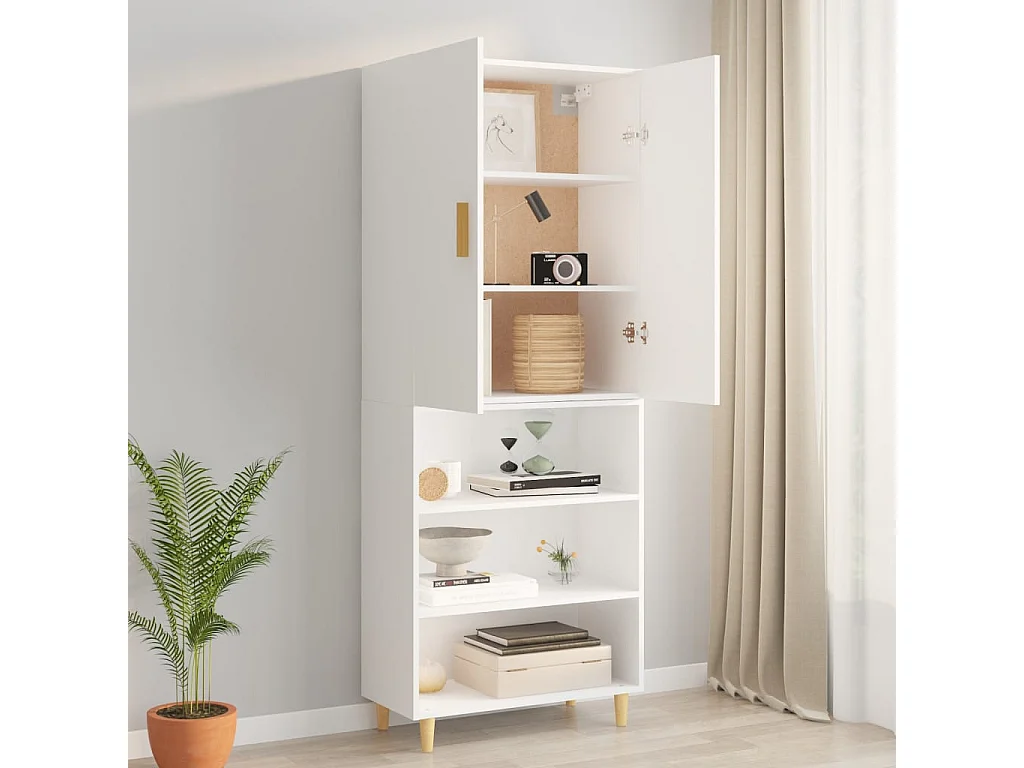 Hangkast 69,5x34x90 cm wit