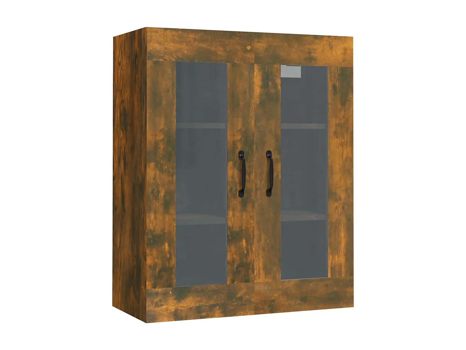 Hangkast 69,5x34x90 cm gerookt eikenkleurig