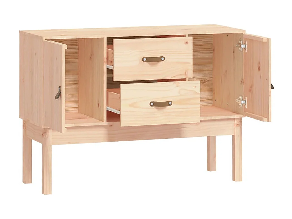 Dressoir 110x40x78 cm massief grenenhout