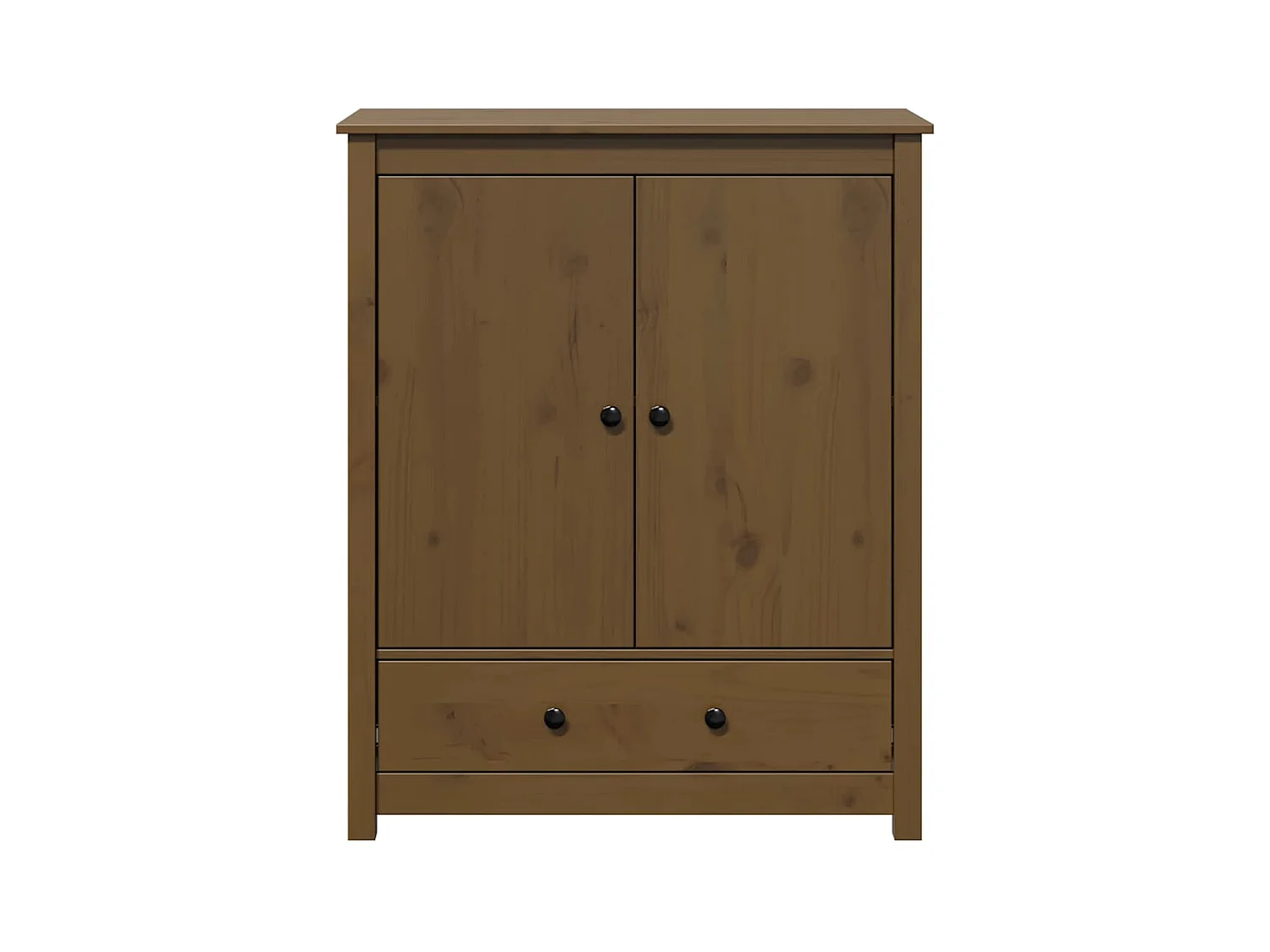 Buffet Marron miel 83x41,5x100 cm Bois massif de pin