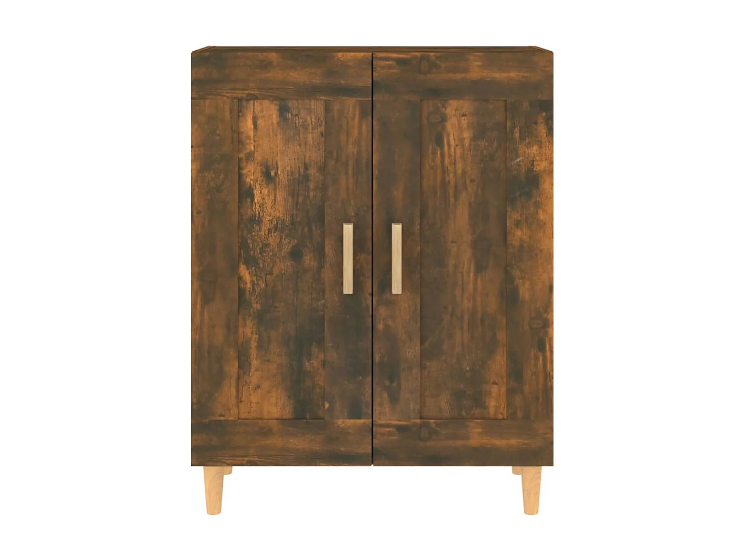 Buffet Chêne fumé 69,5x34x90 cm Bois d'ingénierie