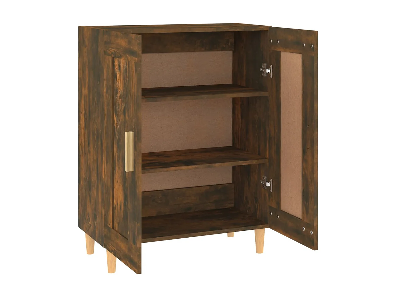 Buffet Chêne fumé 69,5x34x90 cm Bois d'ingénierie