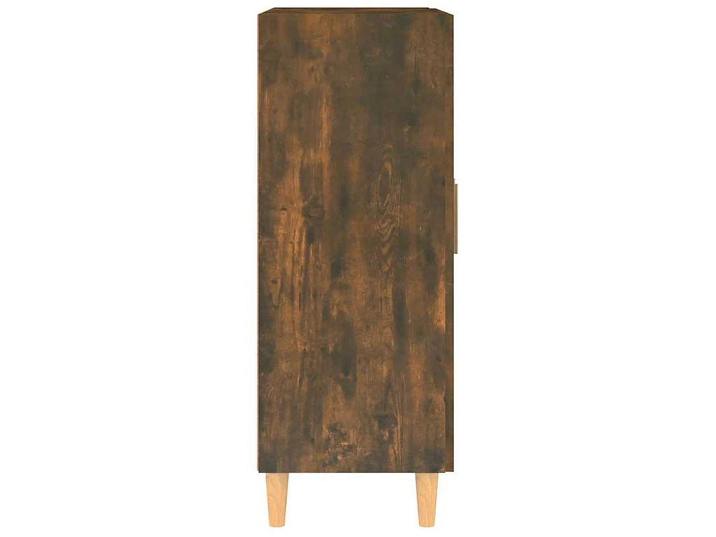 Credenza Rovere Fumo 69,5x34x90 cm in Legno Multistrato