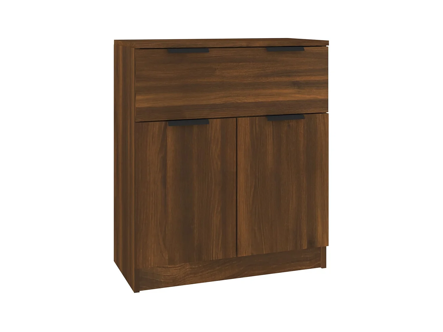 Dressoirs 3 st bewerkt hout bruin eikenkleur