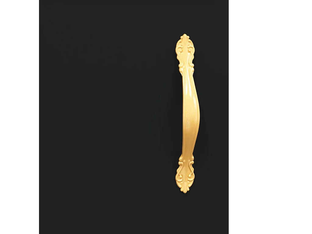 Buffet noir 100x36x60 cm bois d'ingénierie