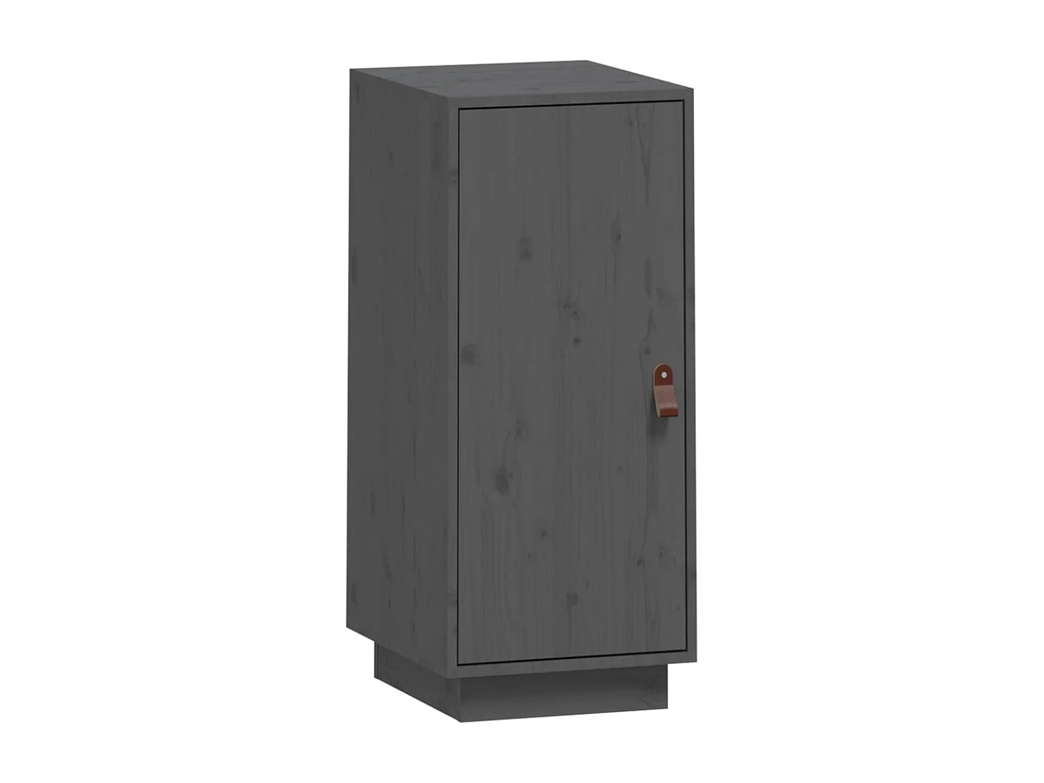 Buffet Gris 34x40x75 cm Bois massif de pin