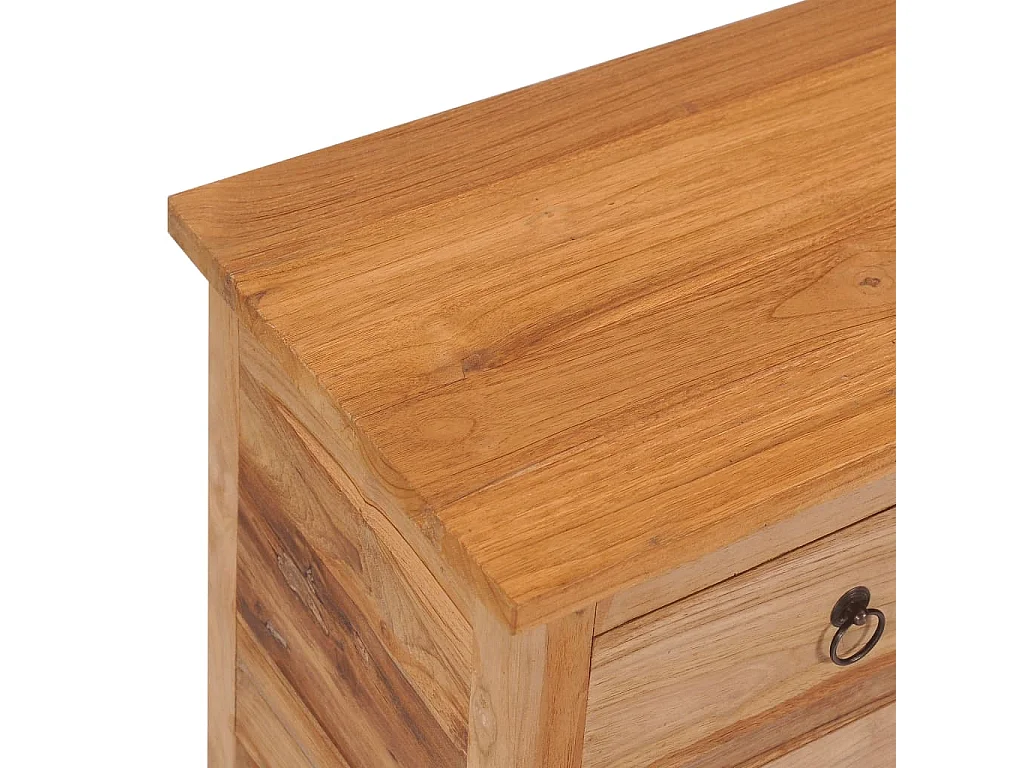 Buffet 78x35x80 cm bois de teck massif