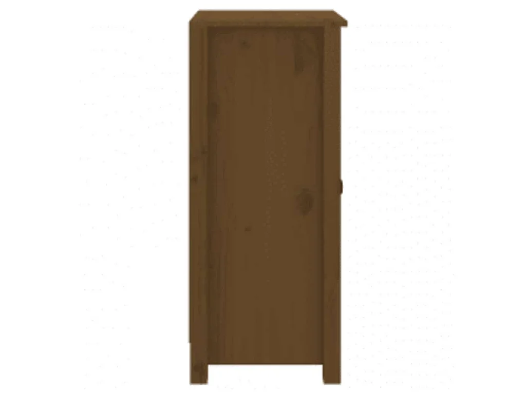 Dressoirs 2 st 39x35x80 cm massief grenenhout honingbruin