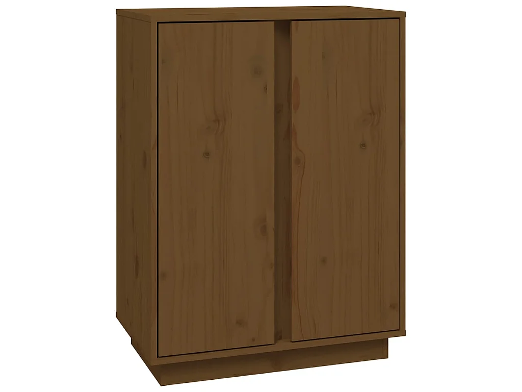Sideboard Honigbraun 60x35x80 cm Massivholz Kiefer