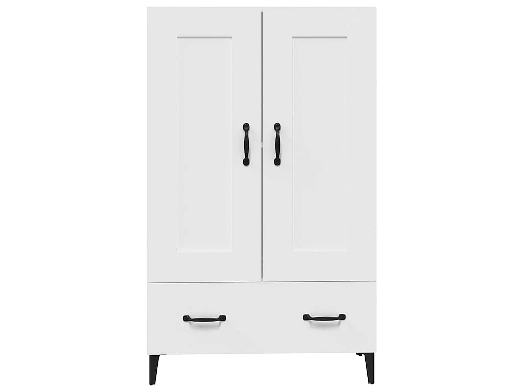 Buffet haut Blanc 70x31x115 cm Bois d'ingénierie