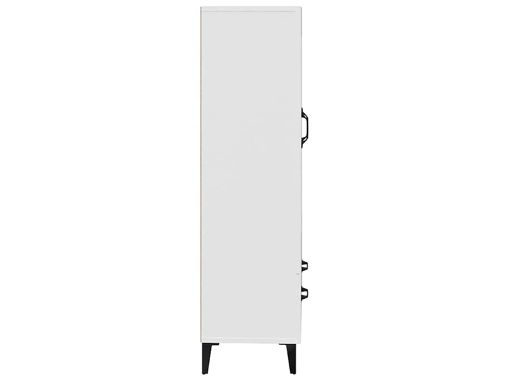 Buffet haut Blanc 70x31x115 cm Bois d'ingénierie