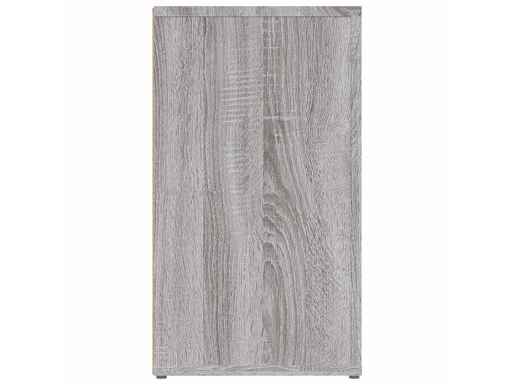 Dressoir 80x30x54 cm bewerkt hout grijs sonoma eikenkleurig