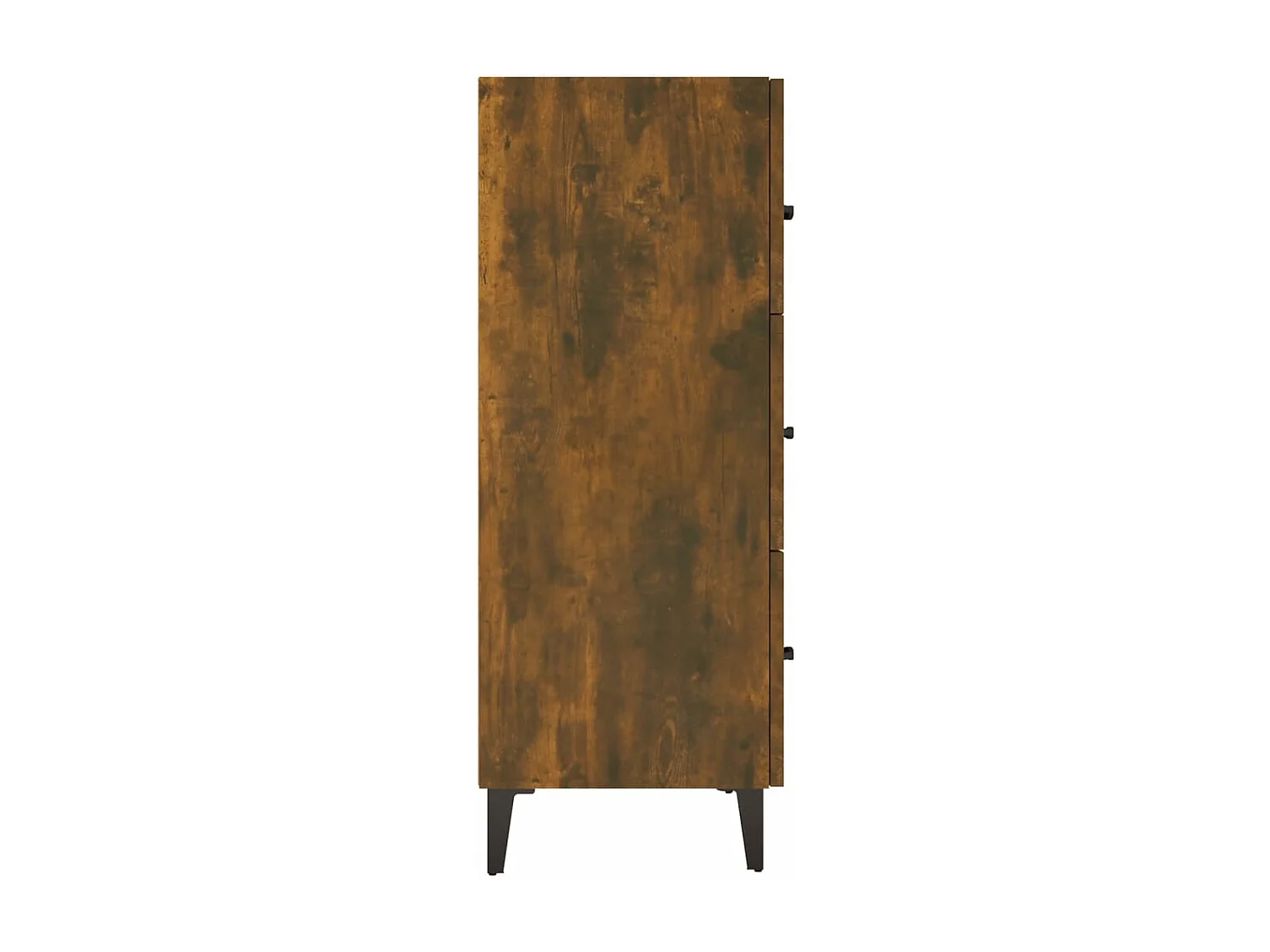 Buffet chêne fumé 69,5x34x90 cm bois d'ingénierie
