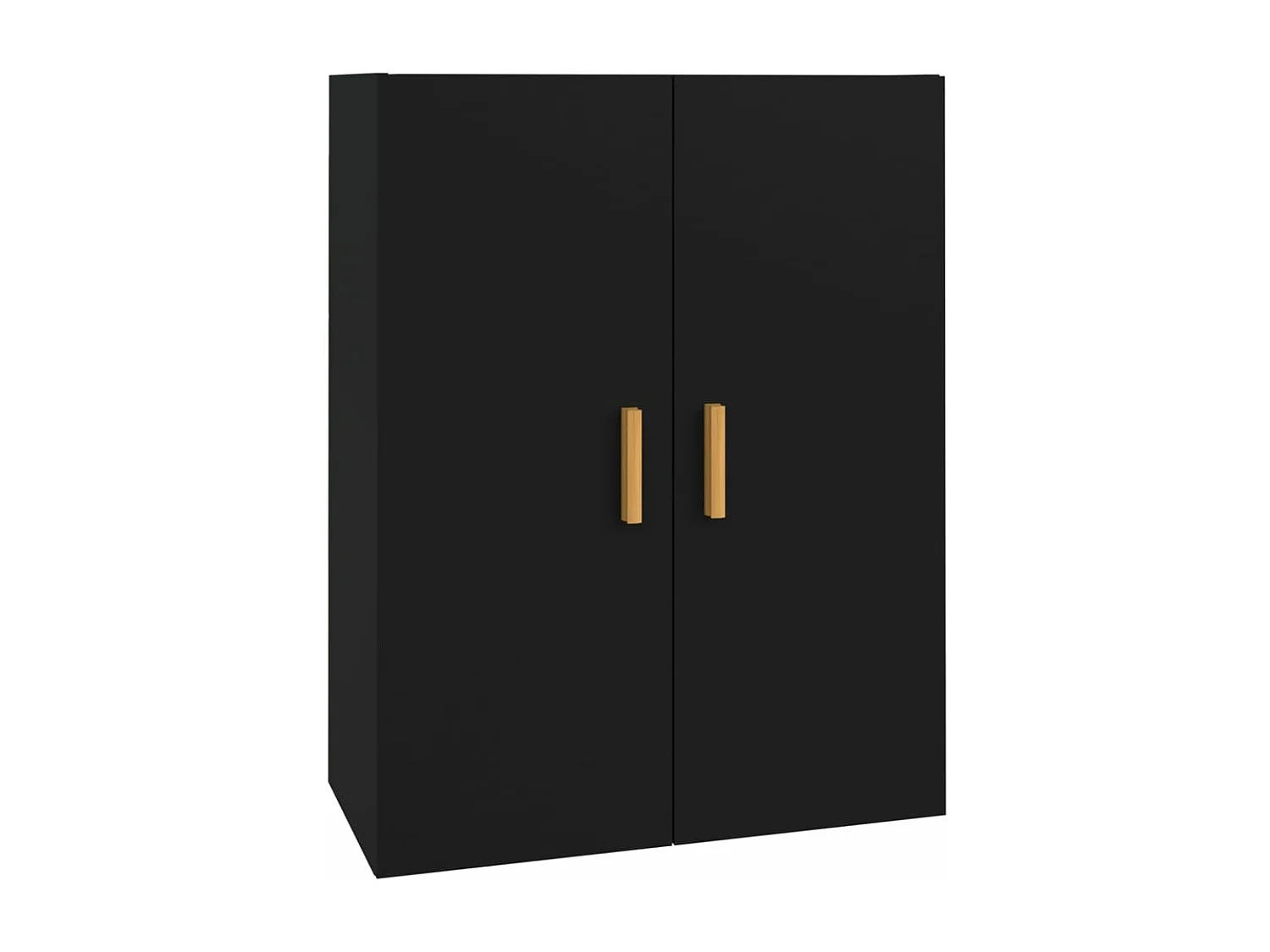 Armoire murale suspendue Noir 69,5x34x90 cm