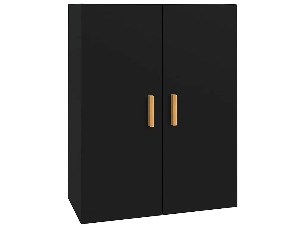 Armoire murale suspendue Noir 69,5x34x90 cm