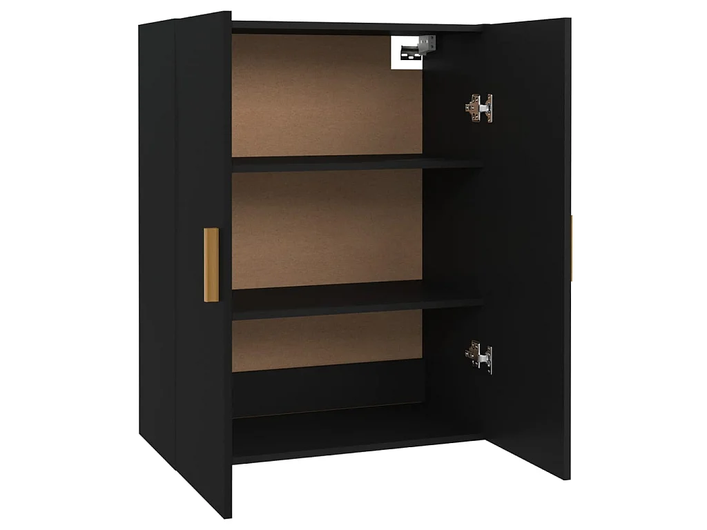 Armoire murale suspendue Noir 69,5x34x90 cm