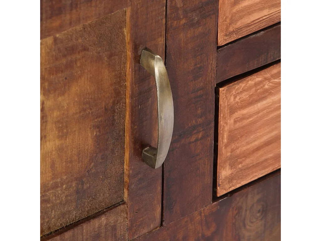 Aparador 118x30x75 cm madeira de mangueira maciça