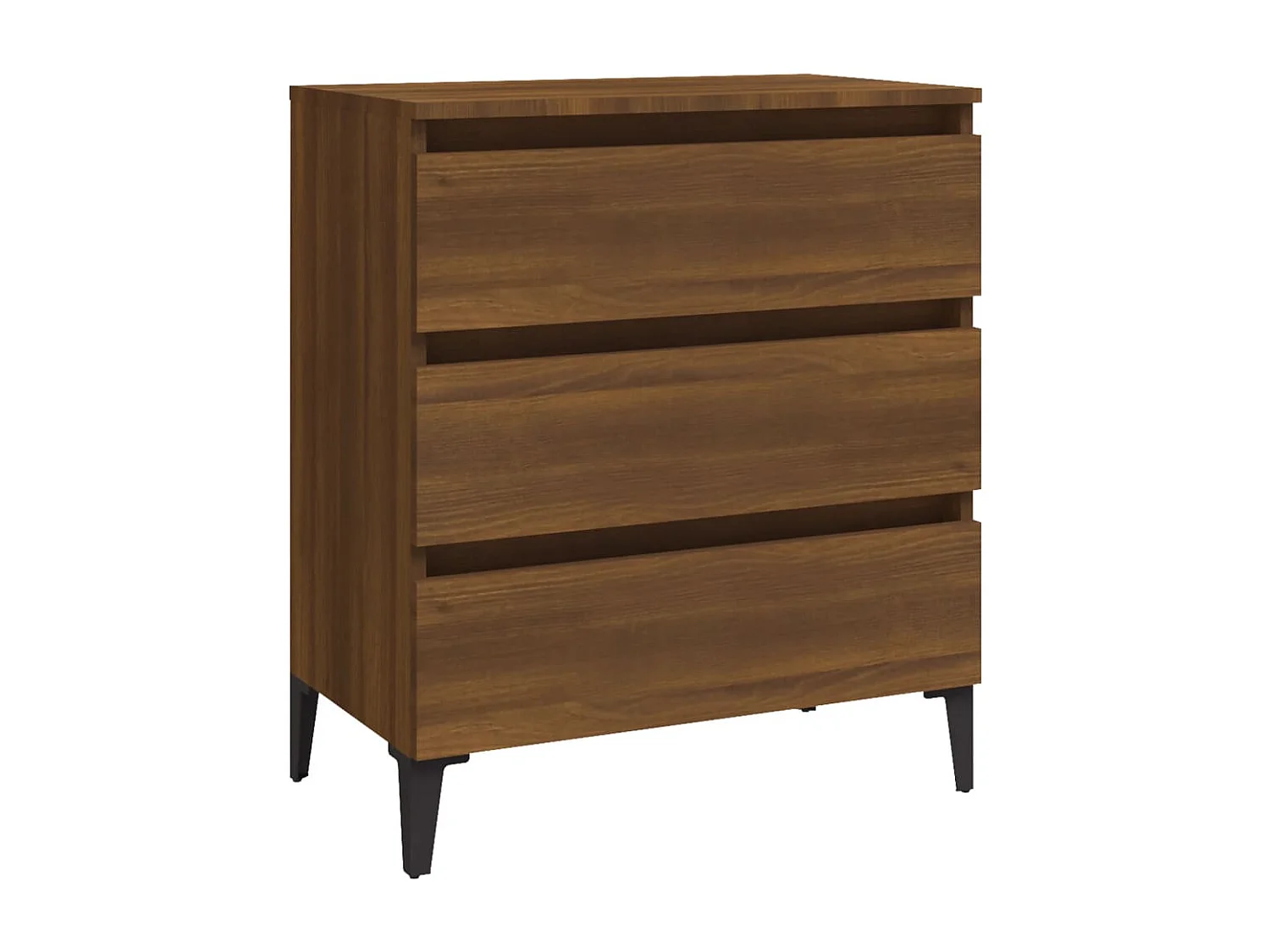 Buffet Chêne marron 60x35x69 cm Bois d'ingénierie