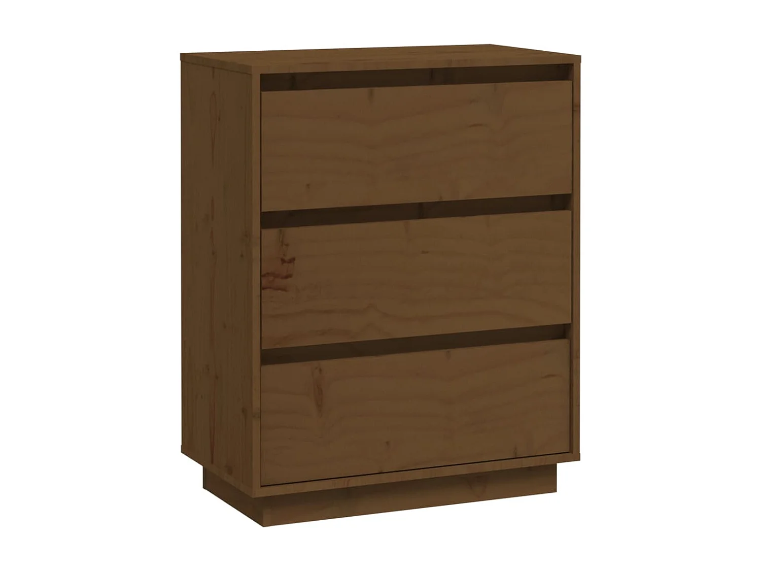 Buffet Marron miel 60x34x75 cm Bois massif de pin