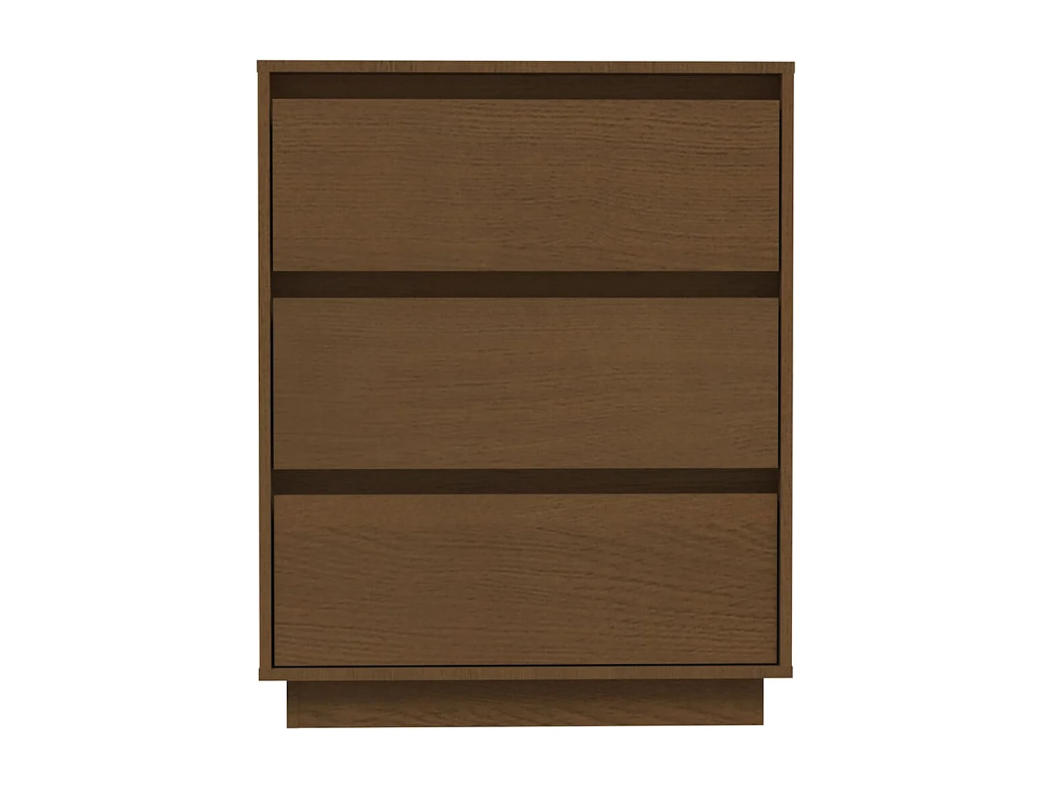 Buffet Marron miel 60x34x75 cm Bois massif de pin